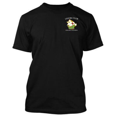 Ligure Club left chest and back T-shirt front