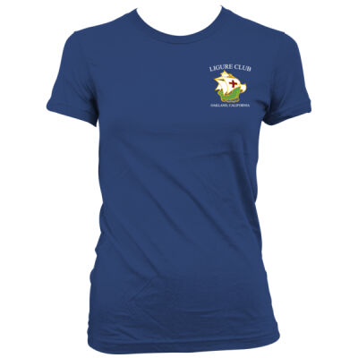 Left Chest Dark Design - Women's Junior Cut Crewneck T-Shirt Thumbnail