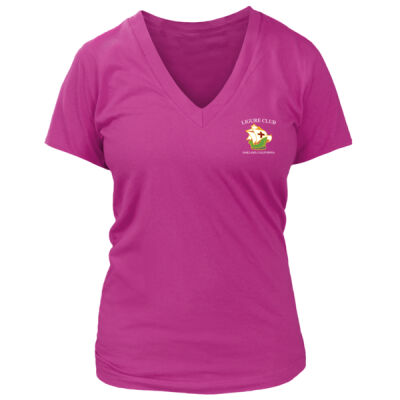 Left Chest Dark Design - Women's Premium Deep V-Neck T-Shirt Thumbnail