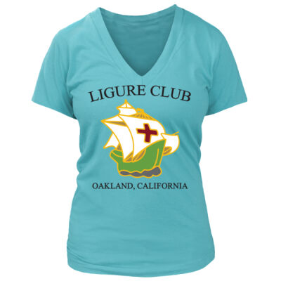 Chest Light Design - Women's Premium Deep V-Neck T-Shirt Thumbnail