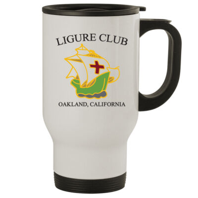 Ligure Official - 14oz Stainless Steel Travel Mug Thumbnail