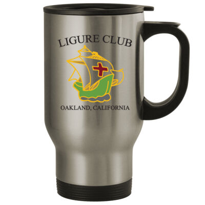 Ligure Official - 14oz Stainless Steel Travel Mug Thumbnail