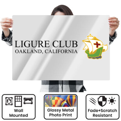 Ligure Official Horizontal - Metal Wall Art 24x36 Horizontal Thumbnail