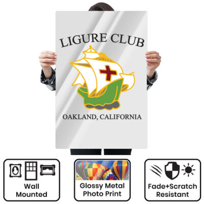 Ligure Official - Metal Wall Art 36x24 Vertical Thumbnail