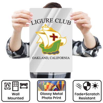 Ligure Official - Metal Wall Art 18x12 Vertical Thumbnail