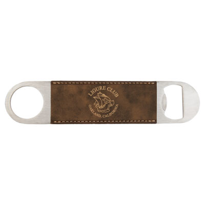 Ligure Official - Leatherette Rustic/Gold Bottle Opener Thumbnail