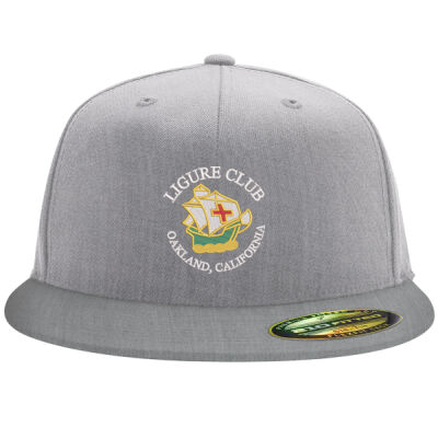 Ligure Official - Flexfit 6210 Structured Flat Bill Fitted Hat Thumbnail
