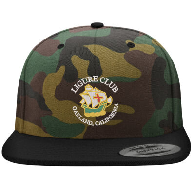 Ligure Official - Structured 6089 Flat Bill Snapback Hat Thumbnail