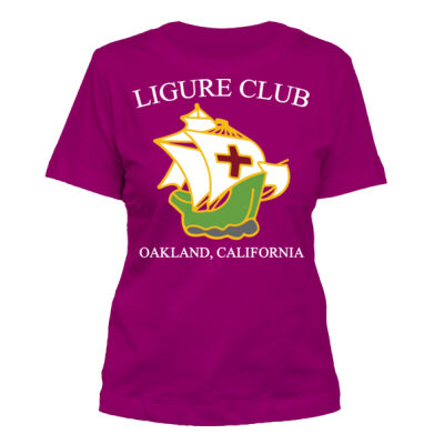 Ligure Official - Dark Design - Center Chest - Women's Standard Misses Cut T-Shirt Thumbnail
