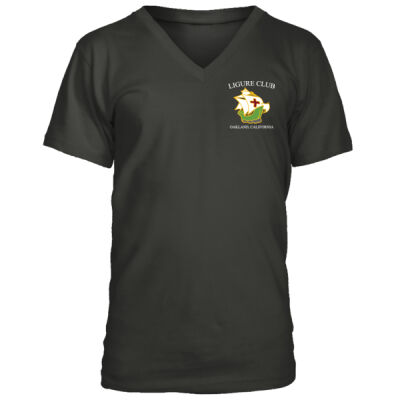 Ligure Official - Dark Design - Left Chest - Men's Premium V-Neck T-Shirt Thumbnail