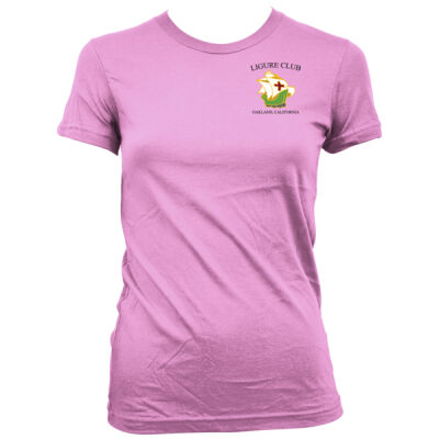 Ligure Official - Light Design - Left Chest - Women's Junior Cut Crewneck T-Shirt Thumbnail