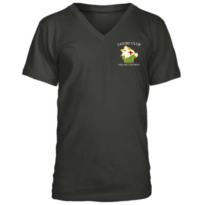 Ligure Official - Dark Design - Left Chest + Back - Men's Premium V-Neck T-Shirt Thumbnail