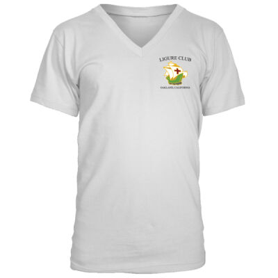 Ligure Official - Light Design - Left Chest + Back - Men's Premium V-Neck T-Shirt Thumbnail