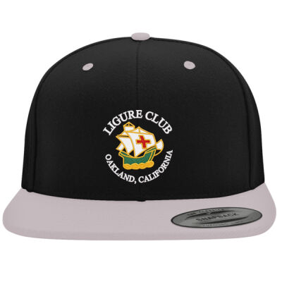Ligure Official - Dark Design - Structured 6089 Flat Bill Snapback Hat-ND Thumbnail