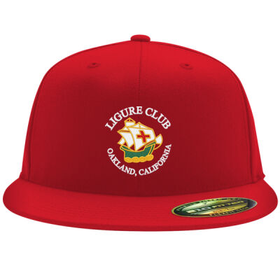 Ligure Official - Dark Design - Flexfit 6210 Structured Flat Bill Fitted Hat-ND Thumbnail