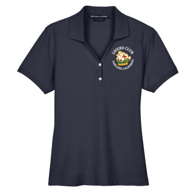 Ligure Official - Dark Design - Left Chest - Women's Premium Polo Thumbnail