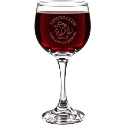 Ligure Official - Engraved - 10.5oz Red Wine Glass Thumbnail