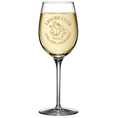 Ligure Official - Engraved - 8.75oz White Wine Glass Thumbnail