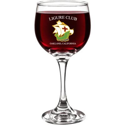 Ligure Official - Full Color - 10.5oz Red Wine Glass Thumbnail