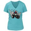 Women's Premium Deep V-Neck T-Shirt Thumbnail