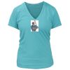 Women's Premium Deep V-Neck T-Shirt Thumbnail