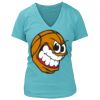 Women's Premium Deep V-Neck T-Shirt Thumbnail