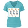 Women's Premium Deep V-Neck T-Shirt Thumbnail
