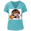 Women's Premium Deep V-Neck T-Shirt Thumbnail