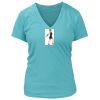 Women's Premium Deep V-Neck T-Shirt Thumbnail