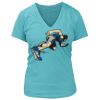 Women's Premium Deep V-Neck T-Shirt Thumbnail