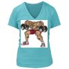 Women's Premium Deep V-Neck T-Shirt Thumbnail