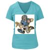Women's Premium Deep V-Neck T-Shirt Thumbnail