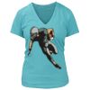 Women's Premium Deep V-Neck T-Shirt Thumbnail