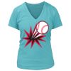 Women's Premium Deep V-Neck T-Shirt Thumbnail