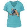 Women's Premium Deep V-Neck T-Shirt Thumbnail