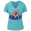 Women's Premium Deep V-Neck T-Shirt Thumbnail