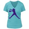 Women's Premium Deep V-Neck T-Shirt Thumbnail