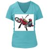 Women's Premium Deep V-Neck T-Shirt Thumbnail