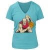 Women's Premium Deep V-Neck T-Shirt Thumbnail