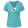 Women's Premium Deep V-Neck T-Shirt Thumbnail