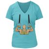 Women's Premium Deep V-Neck T-Shirt Thumbnail