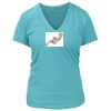 Women's Premium Deep V-Neck T-Shirt Thumbnail