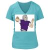 Women's Premium Deep V-Neck T-Shirt Thumbnail
