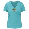 Women's Premium Deep V-Neck T-Shirt Thumbnail