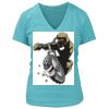 Women's Premium Deep V-Neck T-Shirt Thumbnail