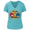 Women's Premium Deep V-Neck T-Shirt Thumbnail