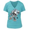 Women's Premium Deep V-Neck T-Shirt Thumbnail