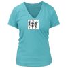 Women's Premium Deep V-Neck T-Shirt Thumbnail