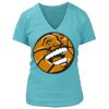 Women's Premium Deep V-Neck T-Shirt Thumbnail