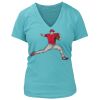 Women's Premium Deep V-Neck T-Shirt Thumbnail